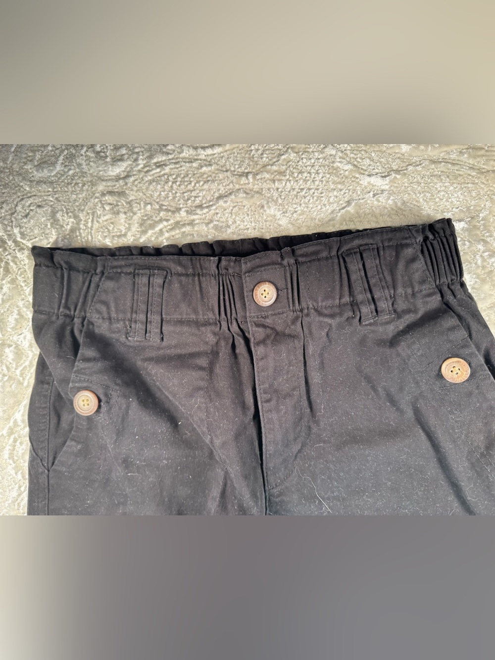 Democracy Black Wide-Leg Cropped Pants - Picture 5 of 8